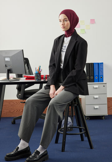 Athletic Hijab Bordo