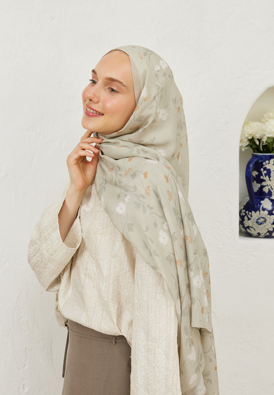 Taş Soft Flowers Desen Rami Şal