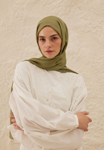 Rami Viskon Şal Olive