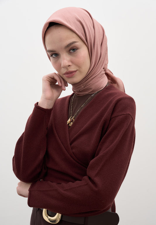 Gülpembe Pamuk Viskon Eşarp
