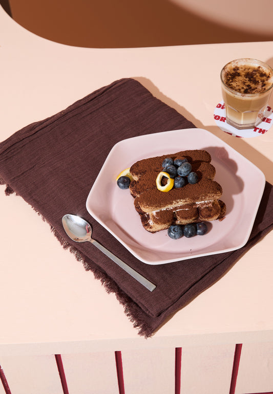 Pamuklu Keten Şal Tiramisu