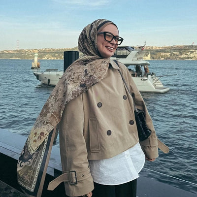Ariane Desen Şal Vizon