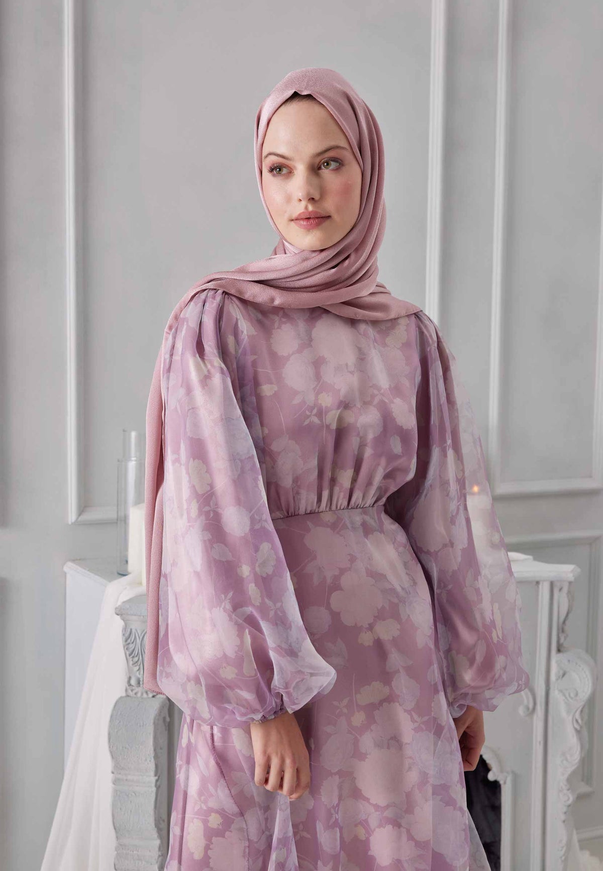 Pudra Janjanlı Şal