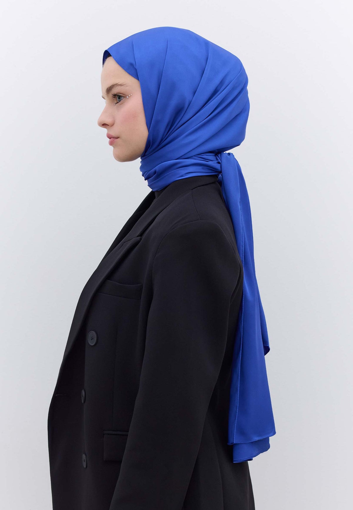 Saks Mavisi İpeksi Elegance Şal