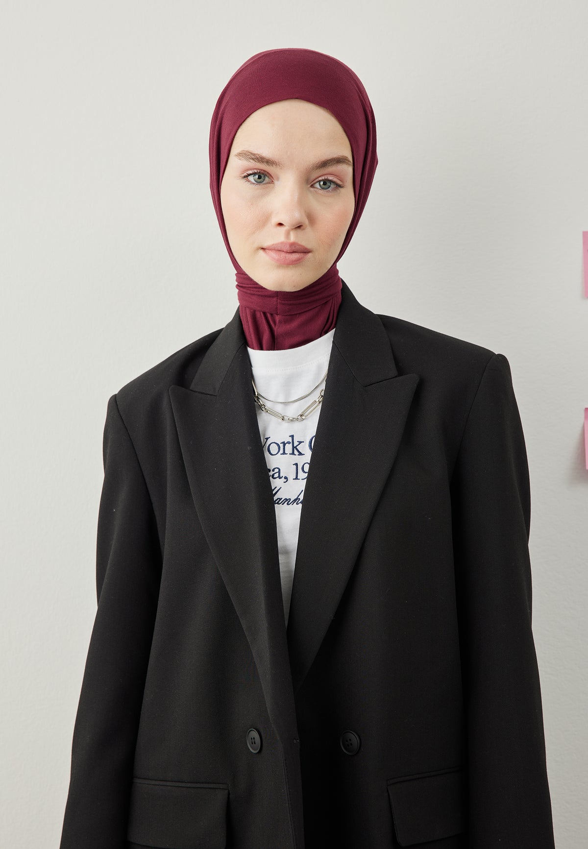 Bordo Athletıc Hıjab