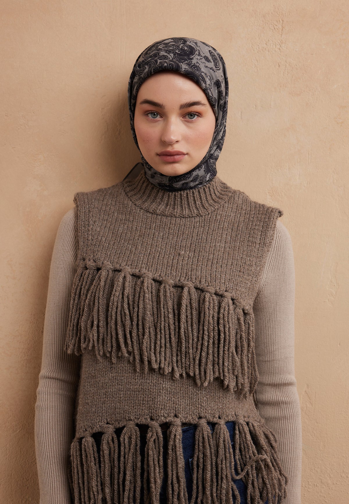 Duman Freda Desen Pamuk İpek Eşarp