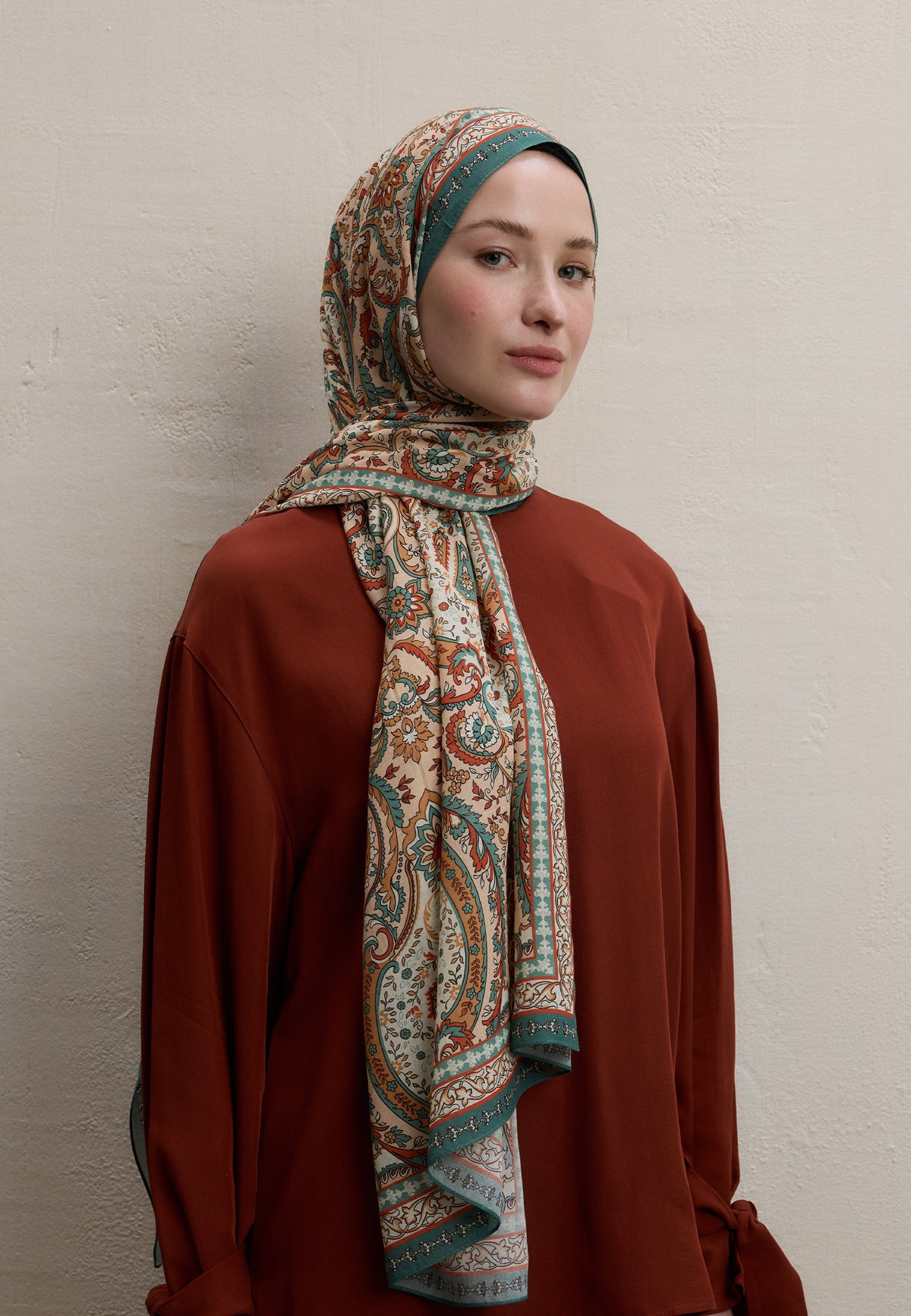 Somon Elegant Desen Şal