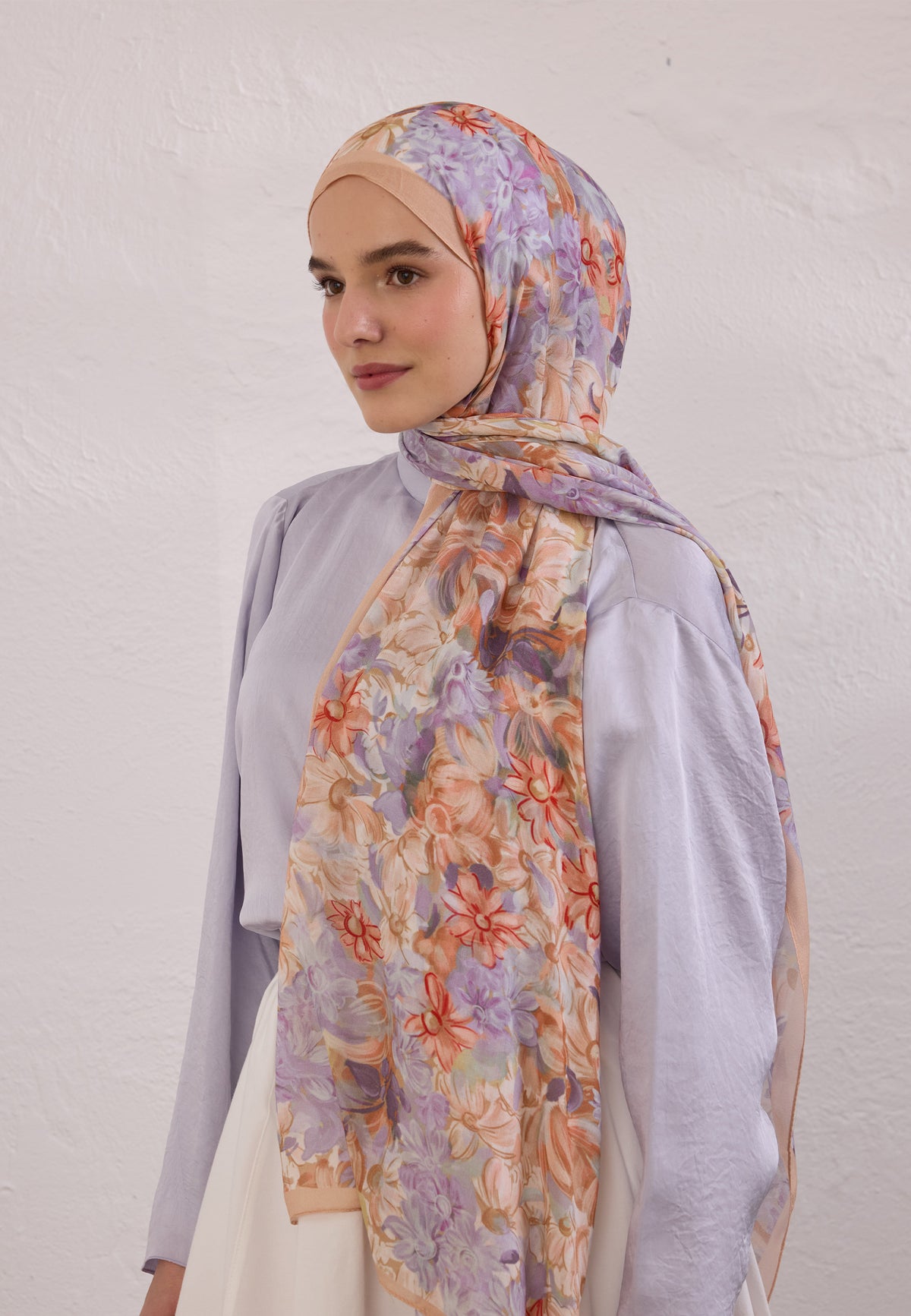 Somon Summer Bloom Desen Rami Şal