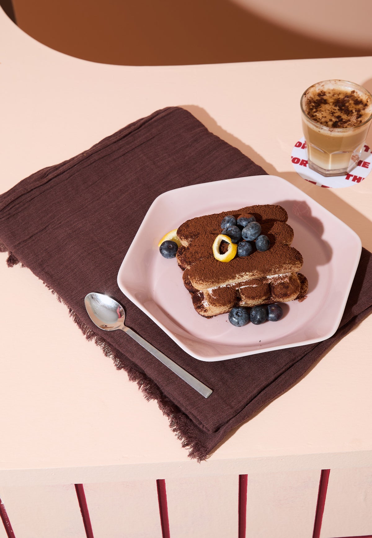 Pamuklu Keten Şal Tiramisu