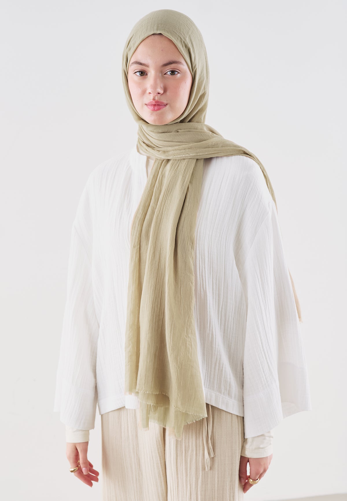 Dubai Premium Şal Natural Bej