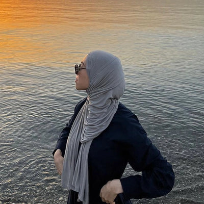 Penye Şal Gümüş