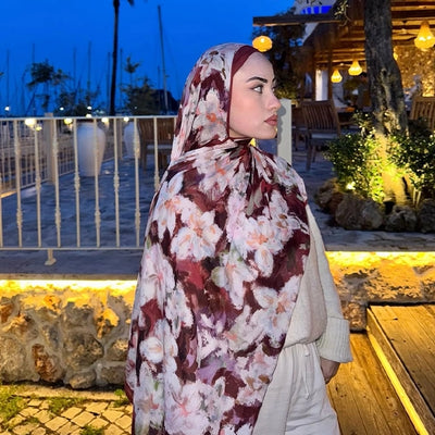 ora Desen Rami Şal Gülkurusu